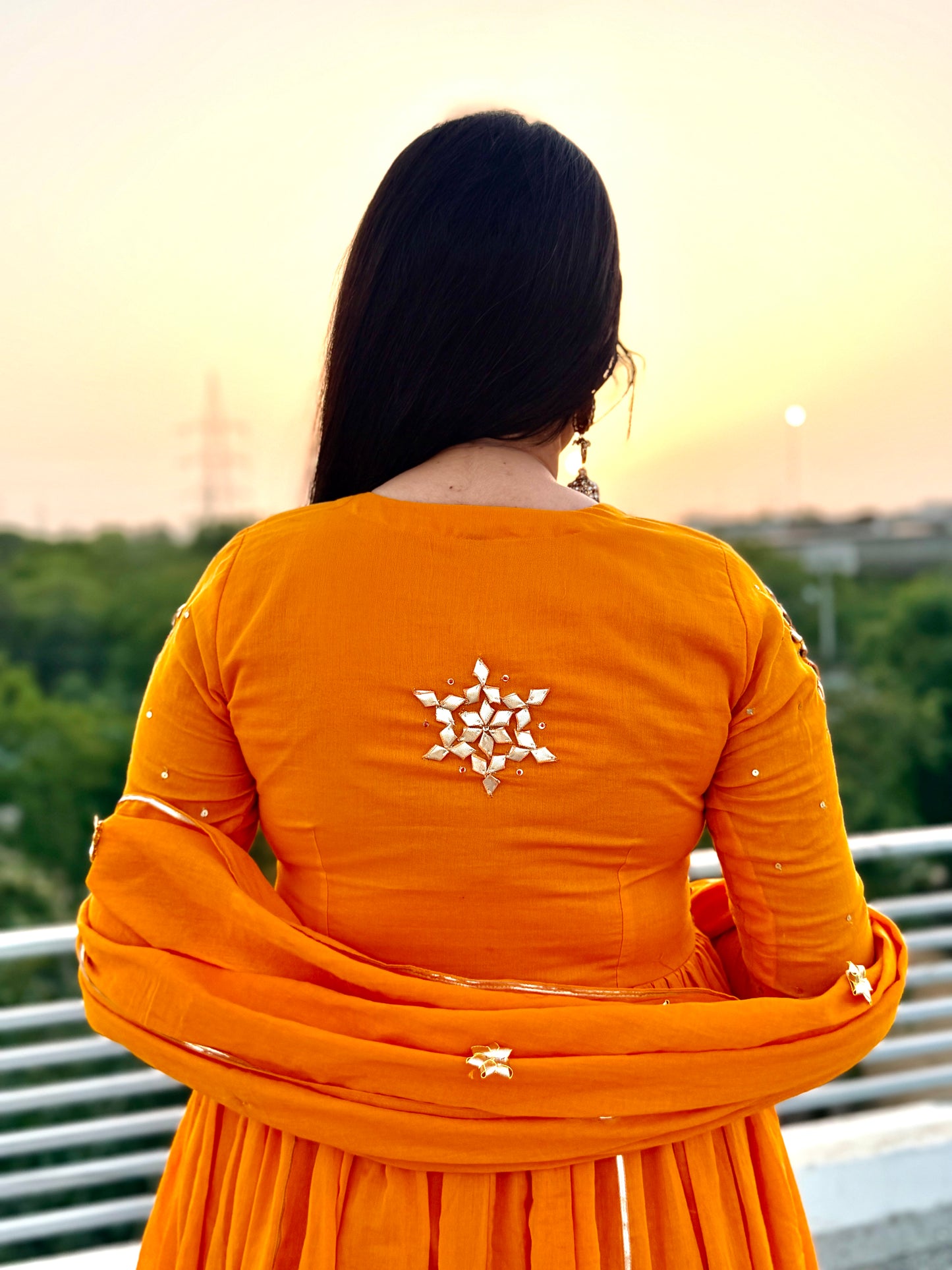 Yellow Gotta Glow Anarkali