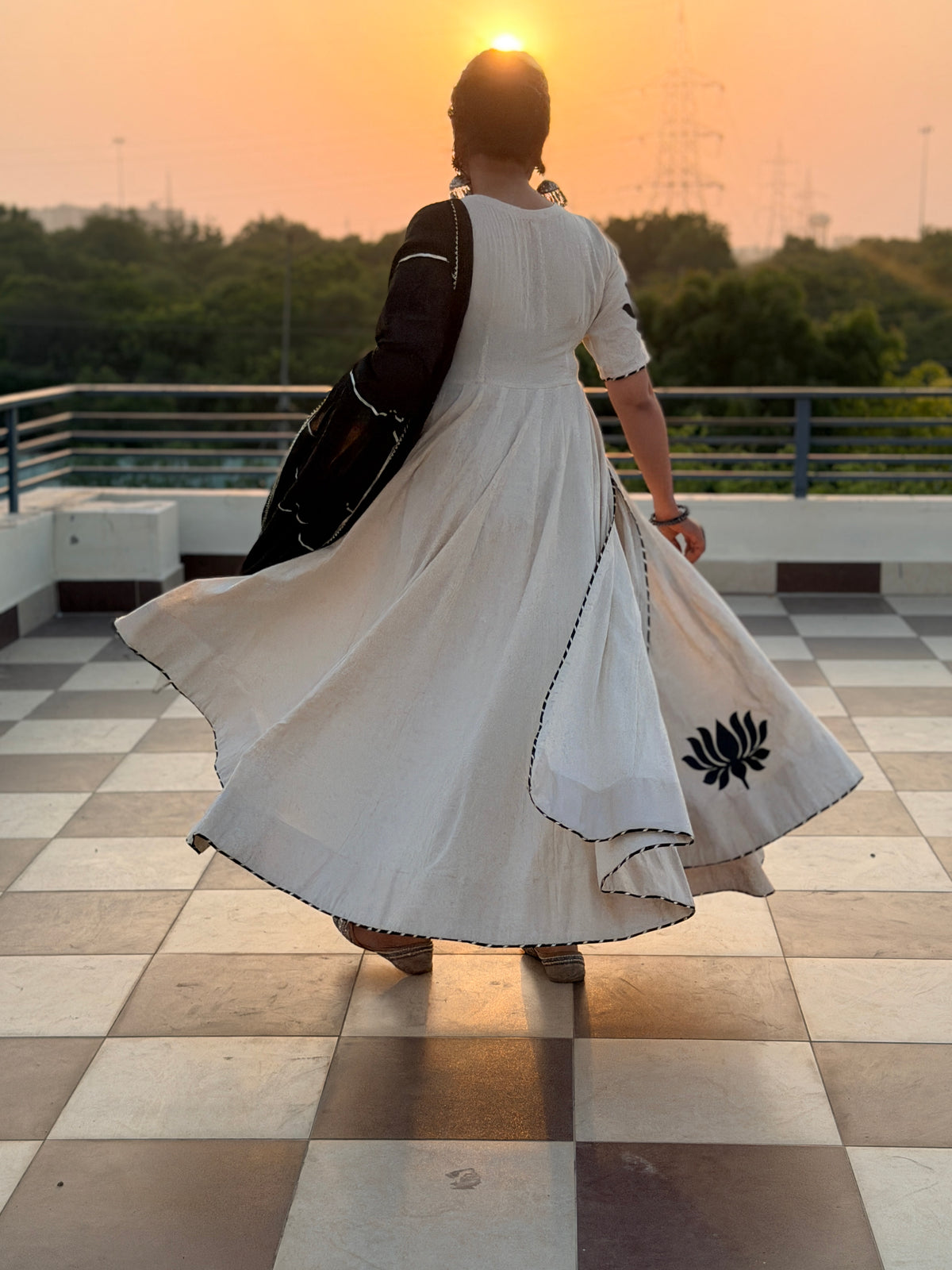 Black Lotus Anarkali