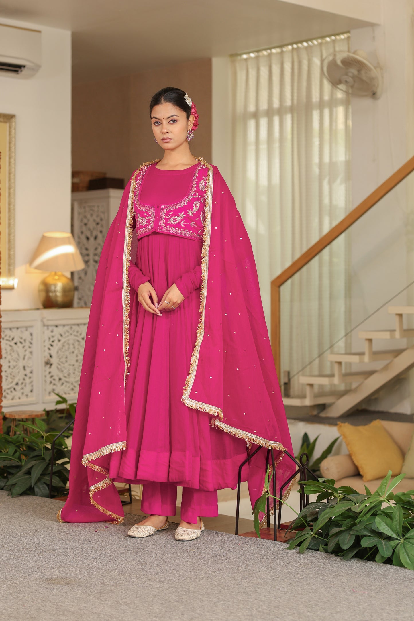Queen Pink Anarkali