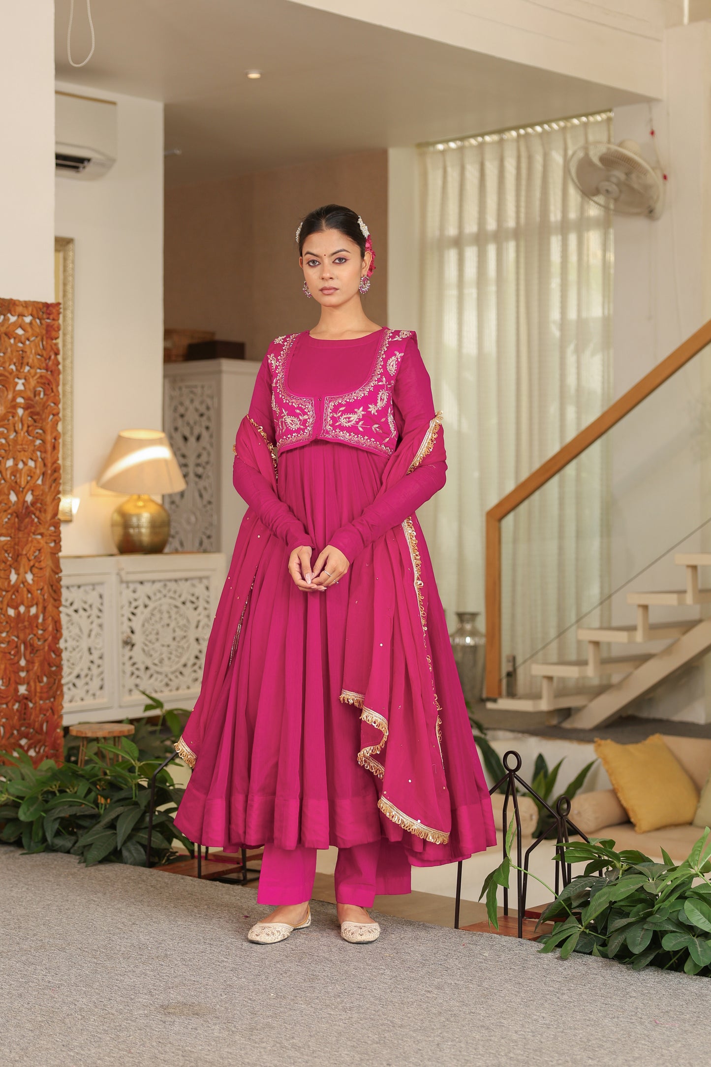 Queen Pink Anarkali