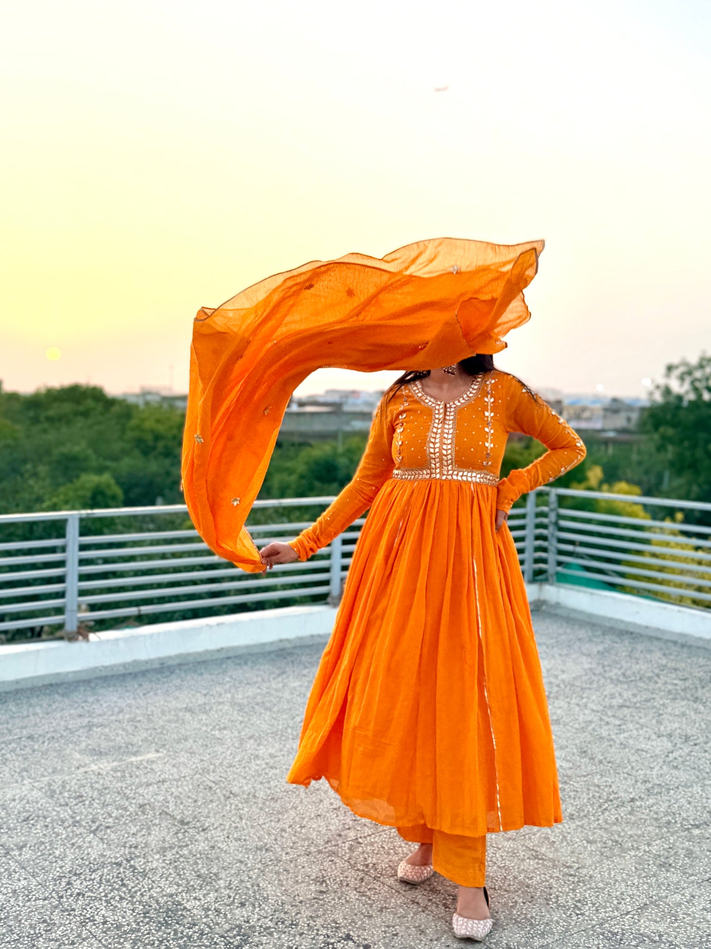Yellow Gotta Glow Anarkali