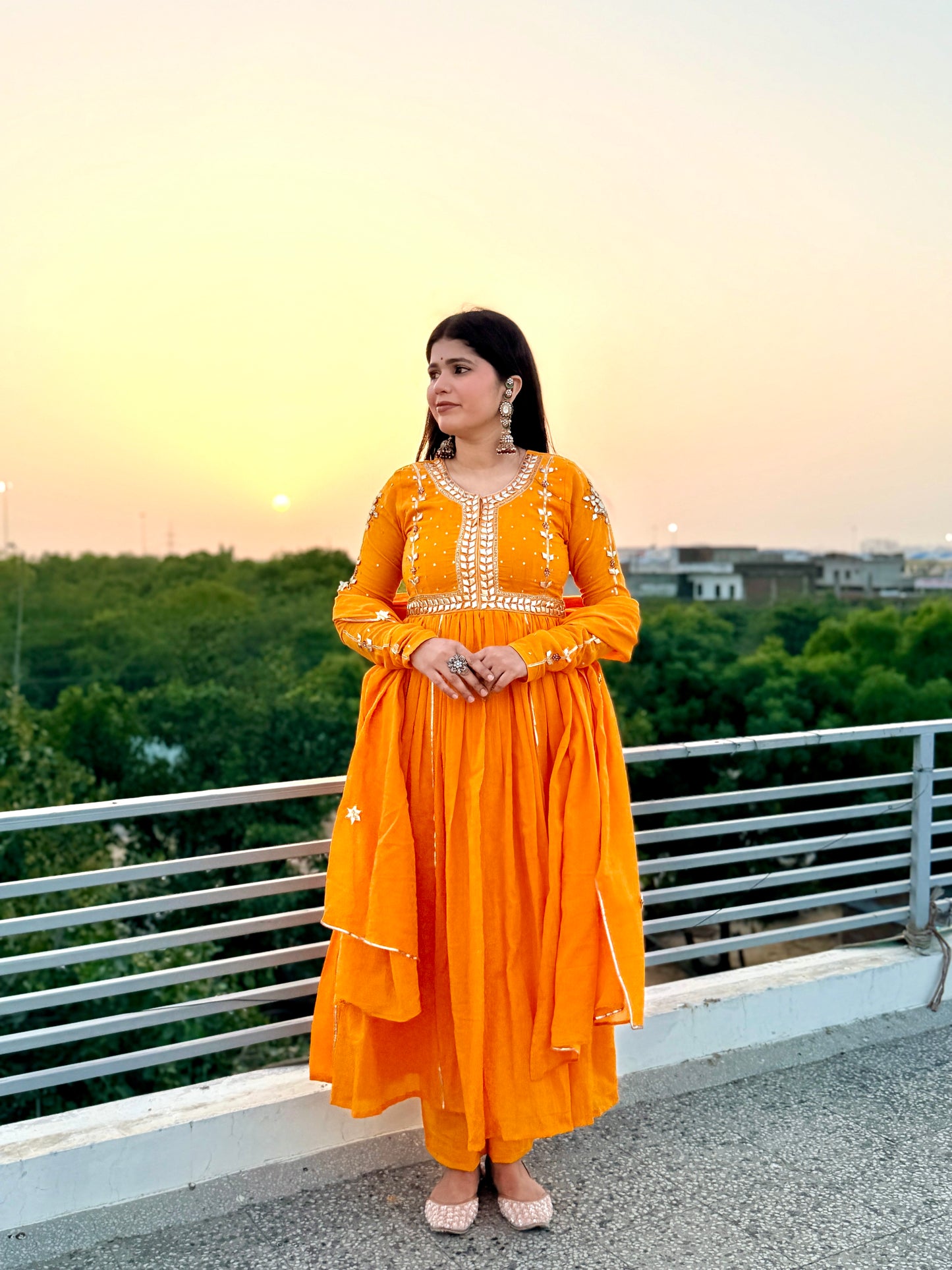 Yellow Gotta Glow Anarkali