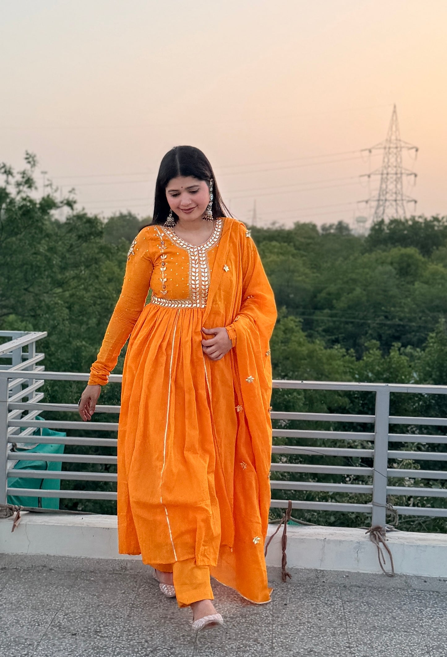 Yellow Gotta Glow Anarkali