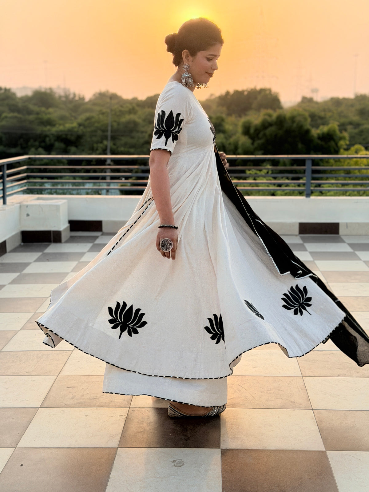 Black Lotus Anarkali