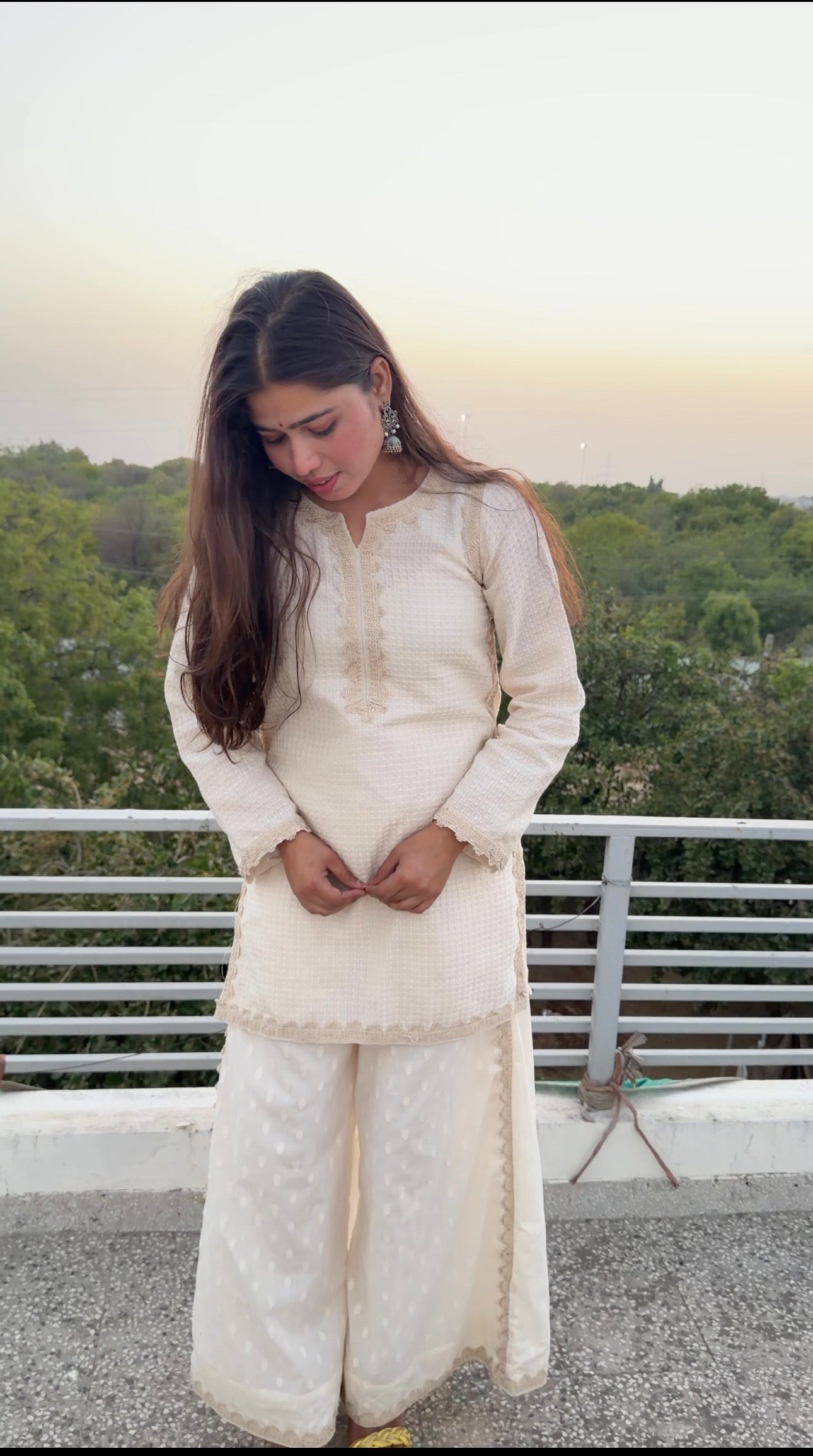 Ivory Textured Co-ord set