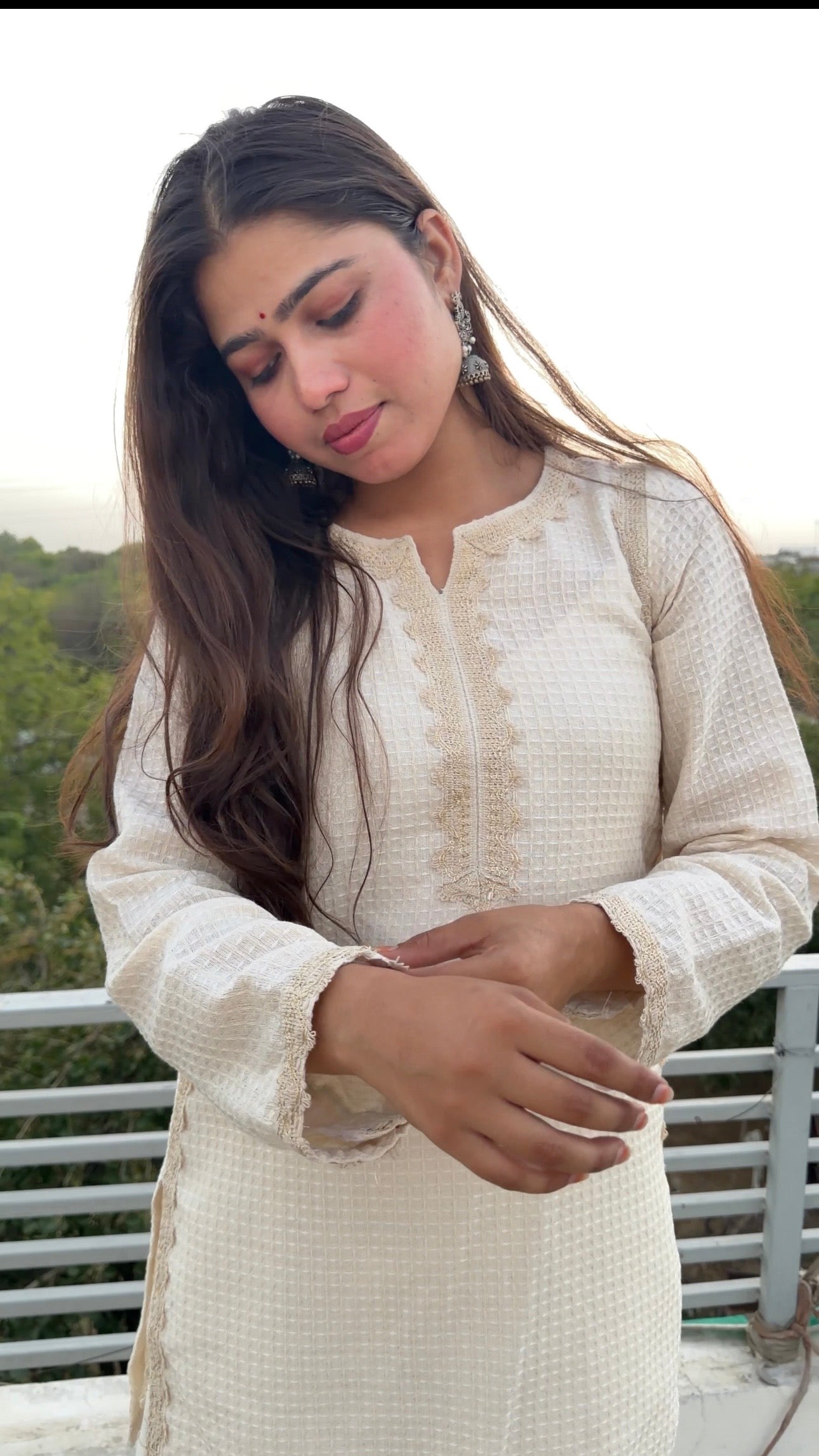 Ivory Textured Co-ord set