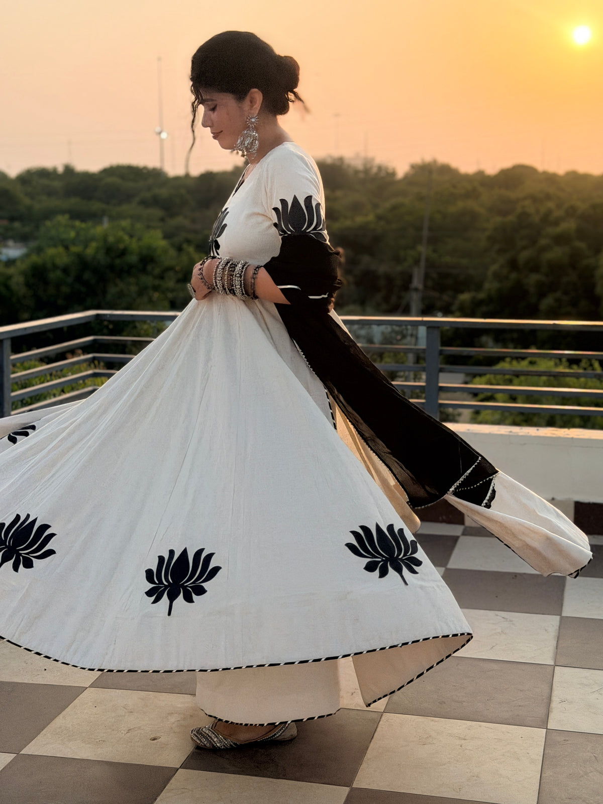 Black Lotus Anarkali