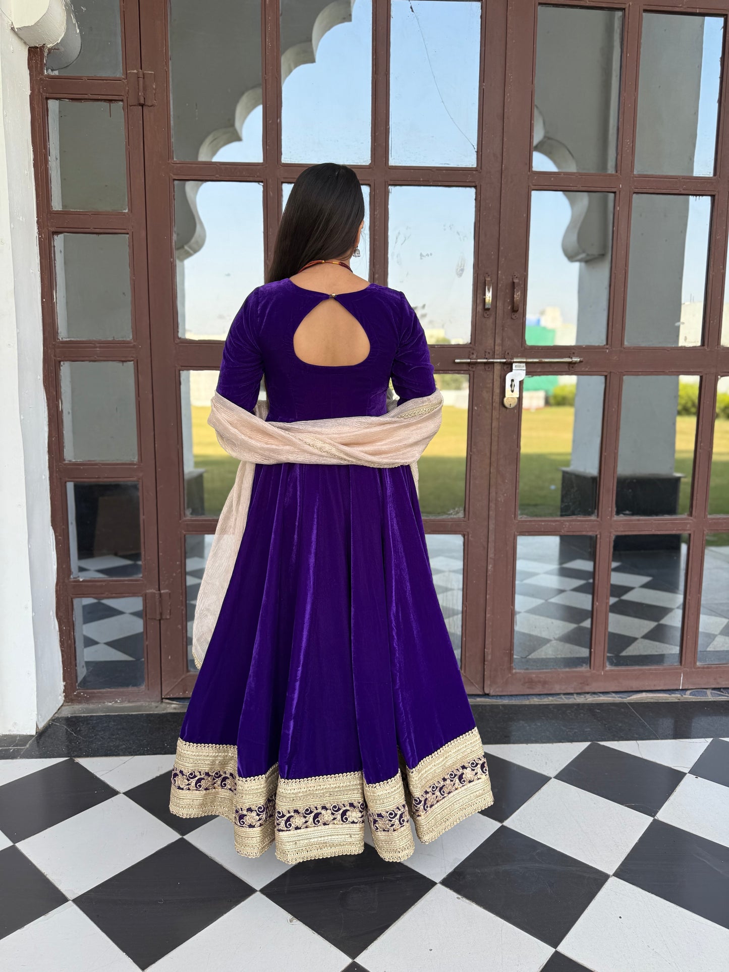 Dilbaro Velvet Anarkali