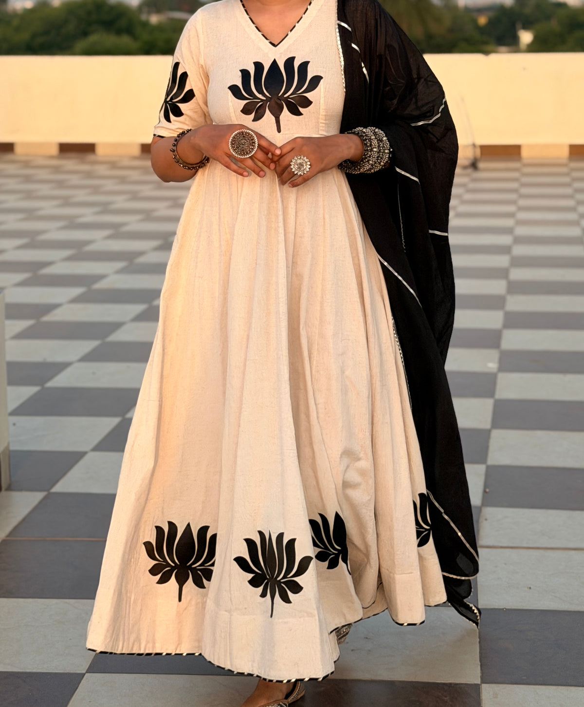 Black Lotus Anarkali