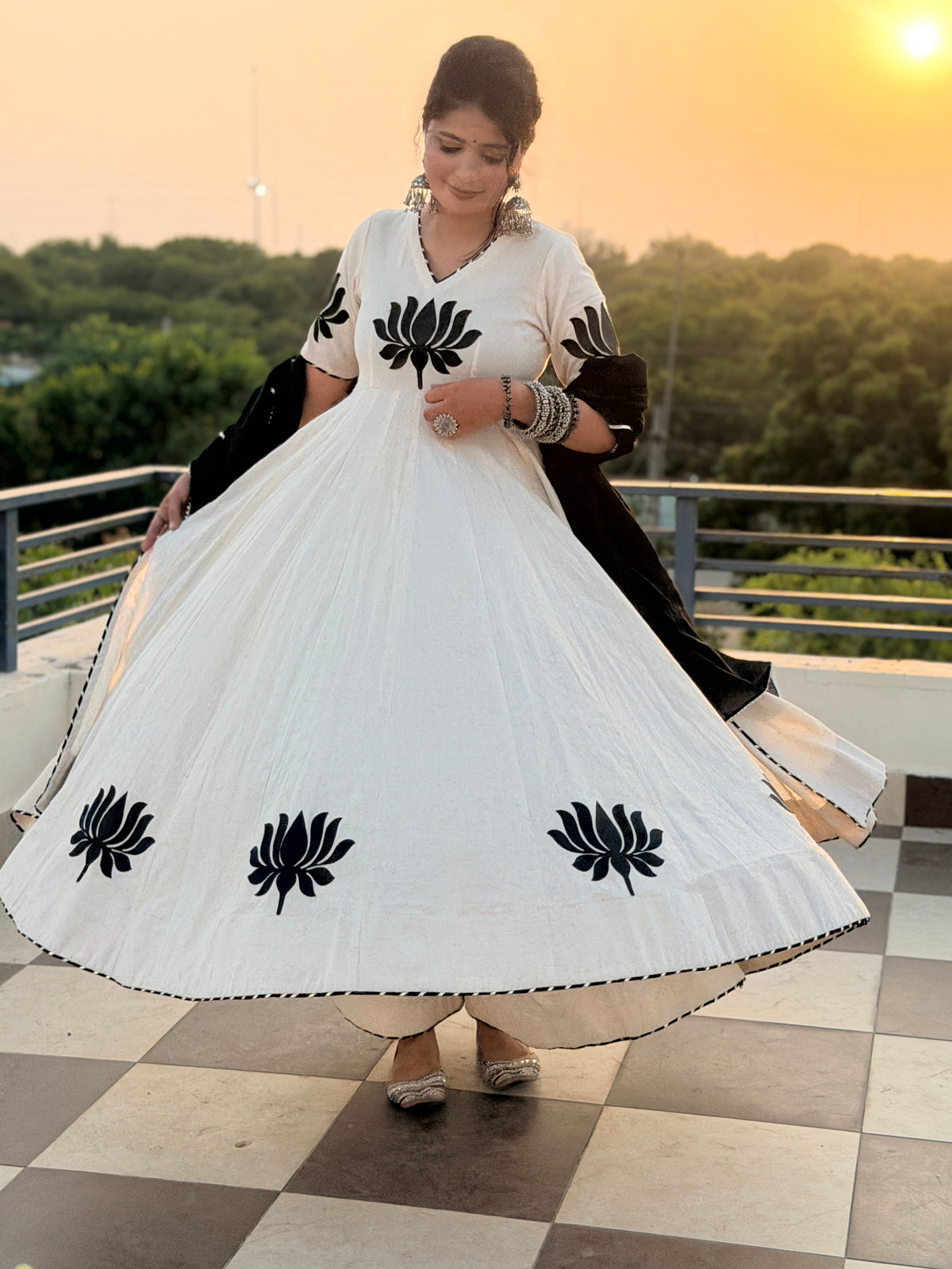 Black Lotus Anarkali