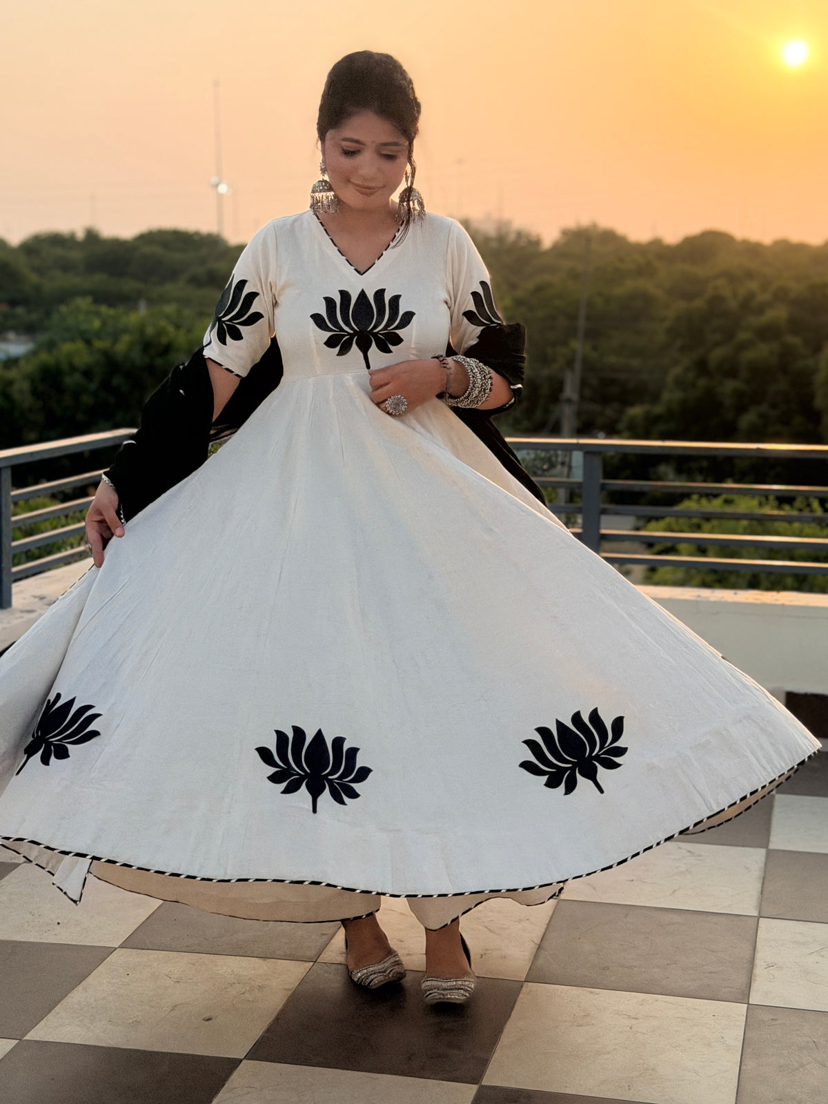 Black Lotus Anarkali