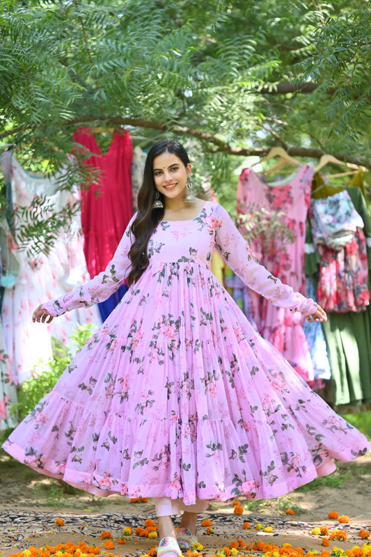 Blush Pink Anarkali