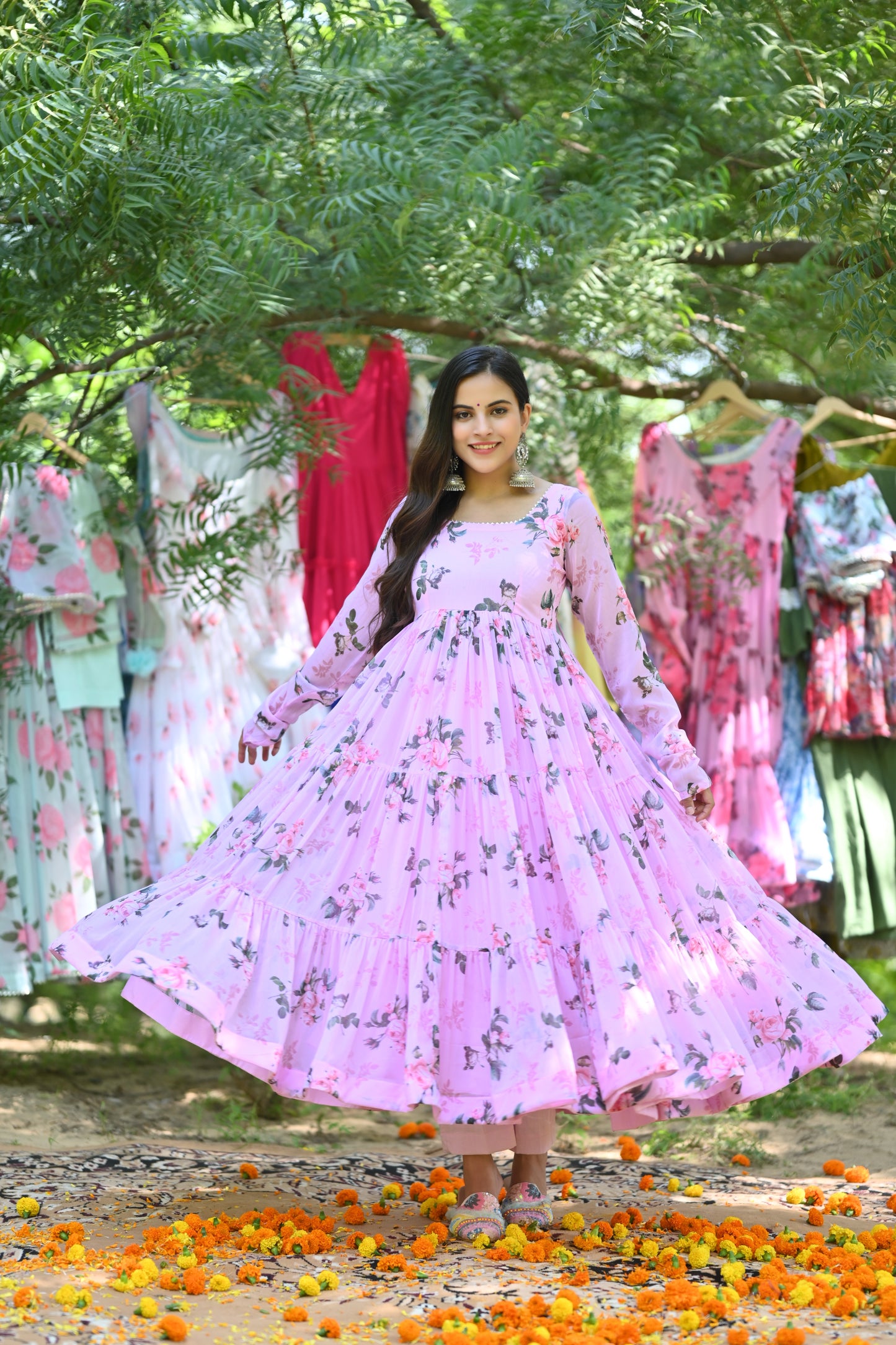 Blush Pink Anarkali