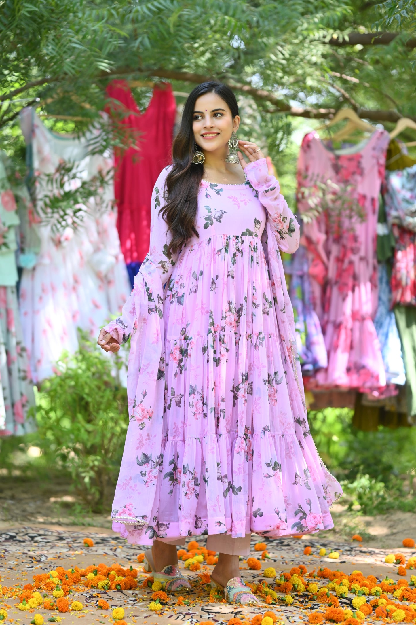 Blush Pink Anarkali