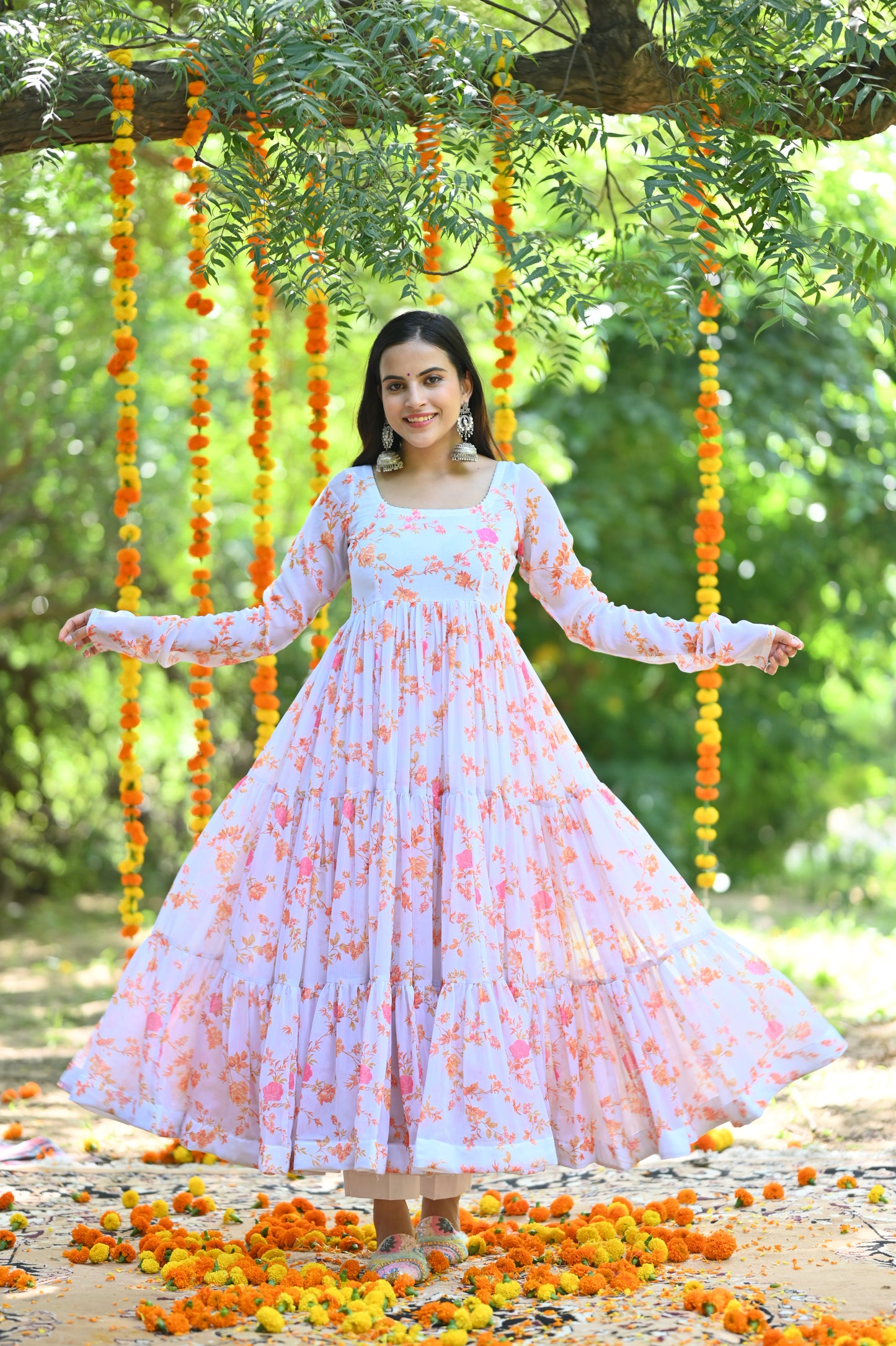 Marigold Anarkali