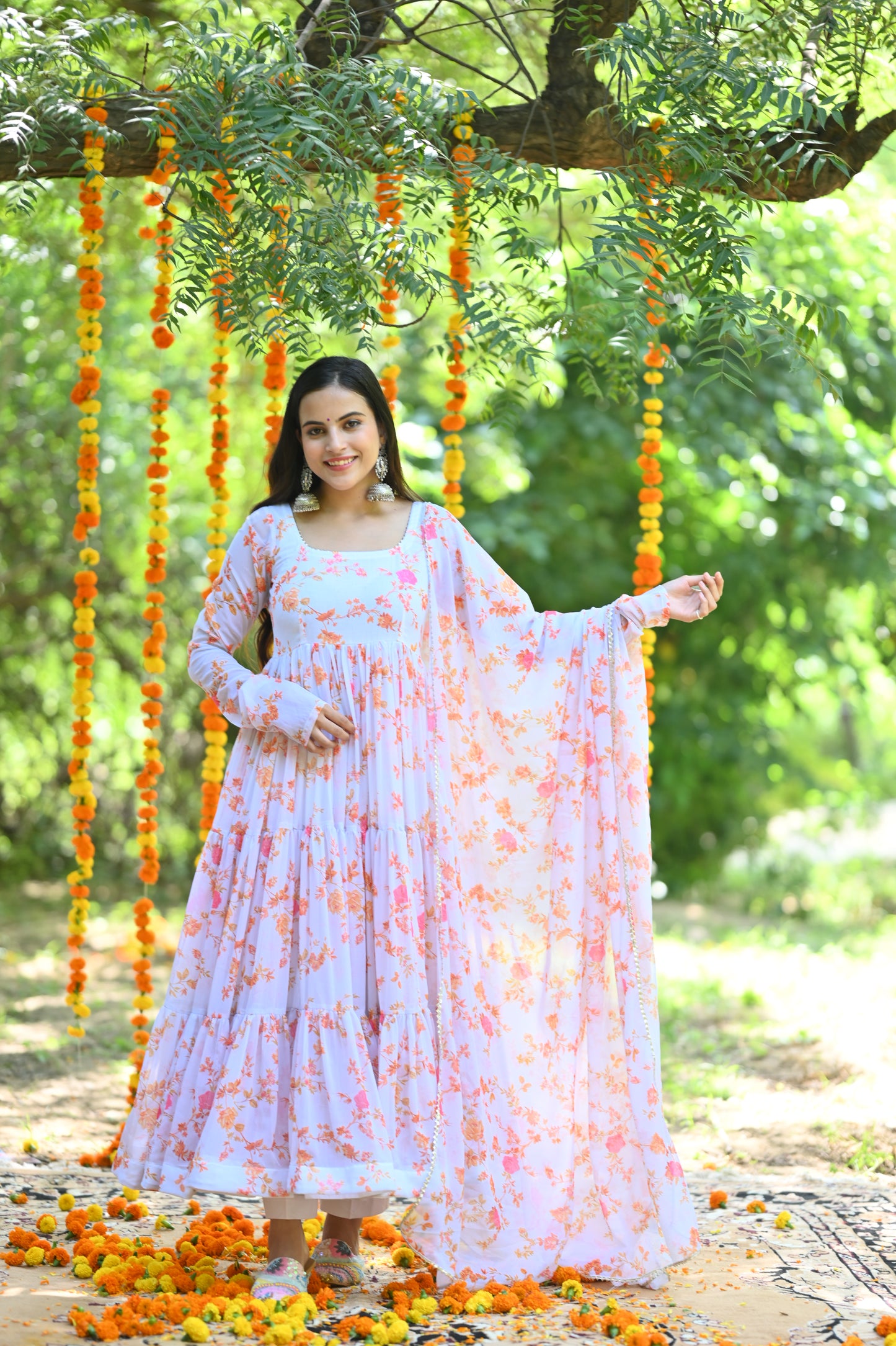 Marigold Anarkali