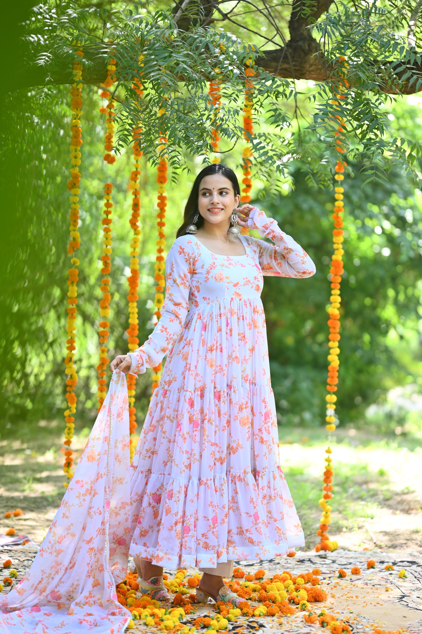 Marigold Anarkali