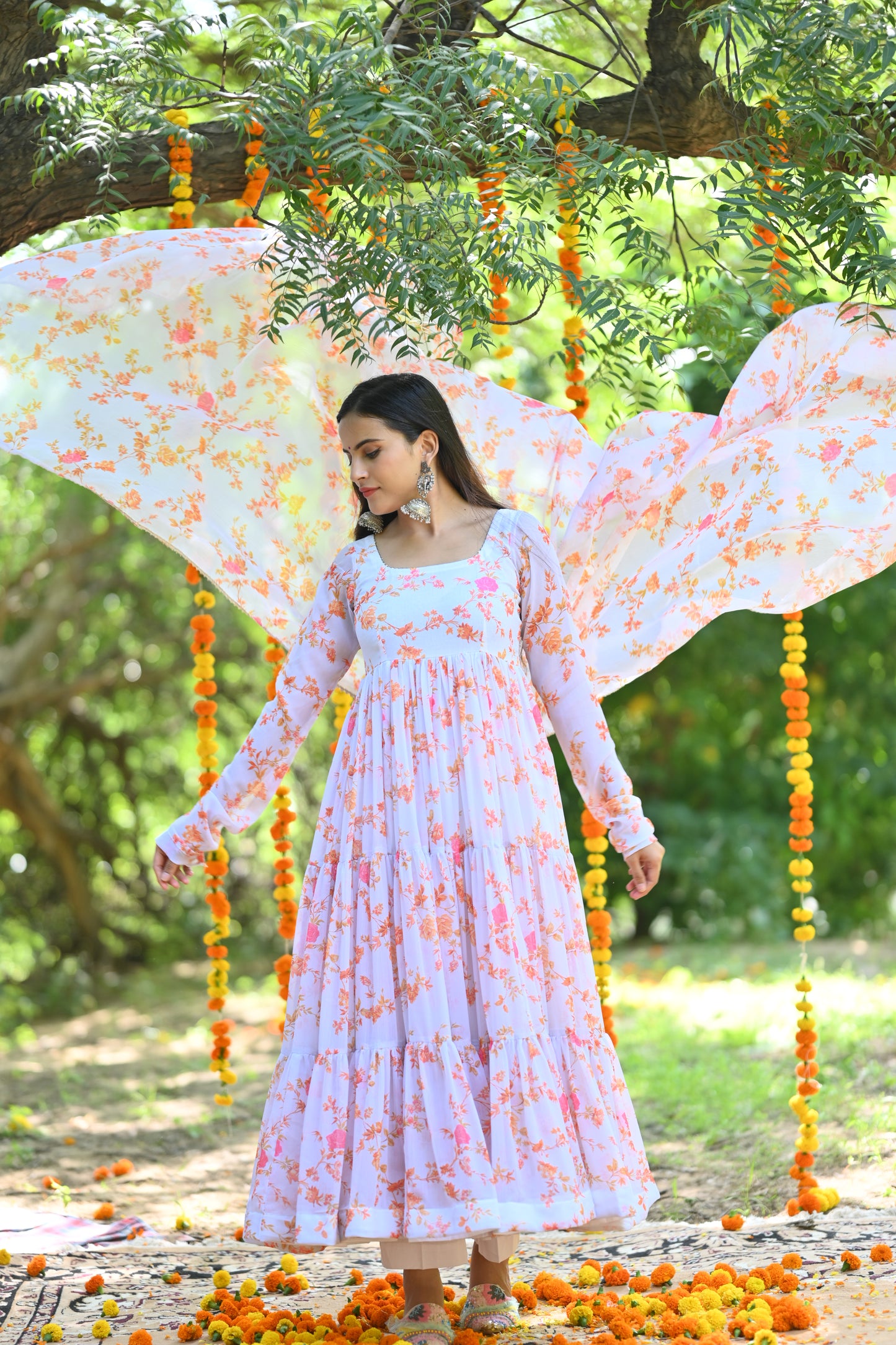 Marigold Anarkali
