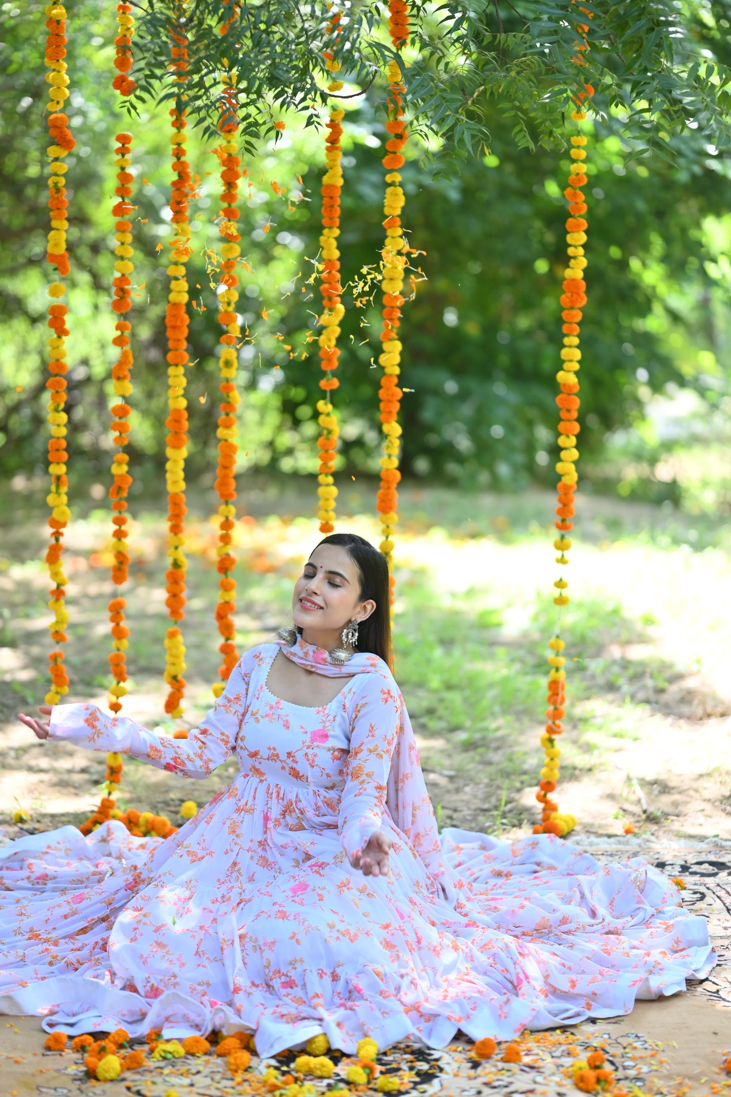 Marigold Anarkali